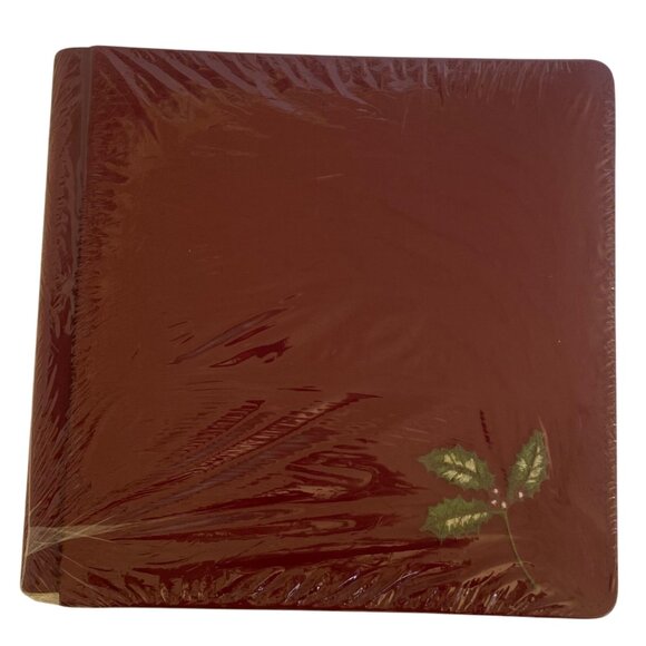 Set 2 Creative Memories Holly Leaf Christmas Premiere Scrapbook Albums 12x12 - Picture 3 of 11